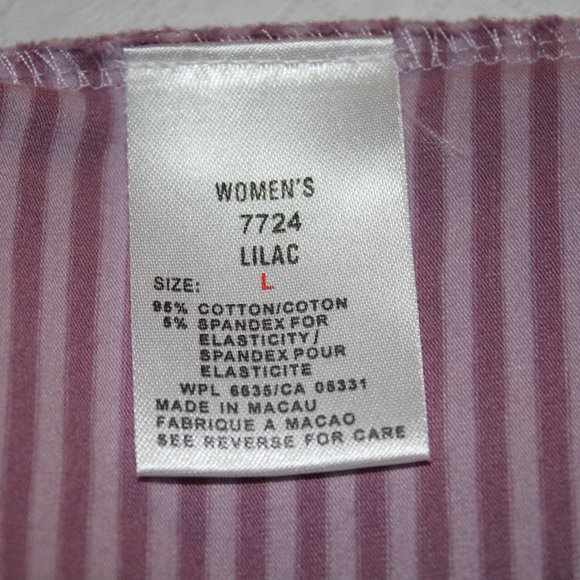 Woolrich 2 piece capris set-size L in Lilac - Picture 7 of 8